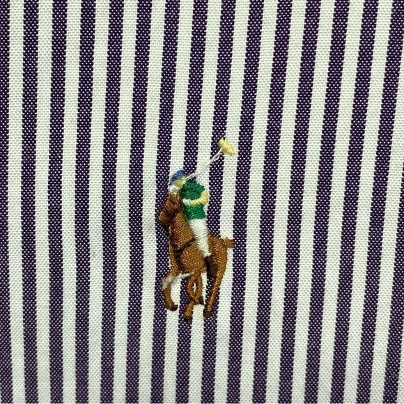 Ralph Lauren Button Down Pony Shirt Size 16 1/2 34/35 - Picture 3 of 10